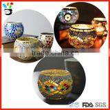 Different Kinds of Exotic Style Retro Glass Mosaic Candle Holder thumbnail-1