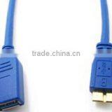 Micro USB 3.0 9pin OTG Host Flash Disk Cable For Samsung Galaxy Note 3 N9000 N9002 N9005 Note III
