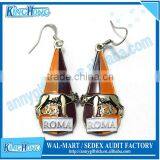 Fashion Metal Enamel Earring Stand With Tiger Logo thumbnail-2