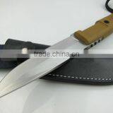 OEM Rubber Handle Fixed Blade Hunting Knife thumbnail-4