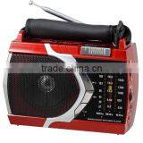 Rechargeable 3 Band Radio, Portable Radio With Flashlight, USB TF Card MP3 Player thumbnail-3