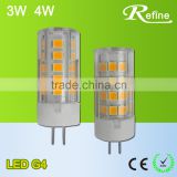 LED G4 CE ROHS 3w 4w G4 2835SMD led bulb g4