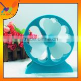 Hot Fashion Lucky Flower shape USB Mini Fan at factory price Rechargeable Table Fan student Fan