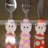 Stainless Steel Cutlery With Plastic Handle thumbnail-1