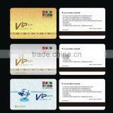 Silver/golden Pvc Plastic Blank Card for Offset Printing