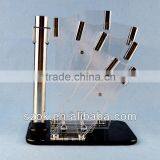 Transparent Acrylic Knife Rack With Black Base thumbnail-1
