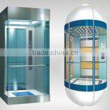 Elegent Panoramic Passenger Elevator With Glass Cabin