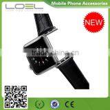 Crocodile Texture Genuine Leather Wristband Watch Band for Apple Watch Leather 38mm With Adapter thumbnail-2