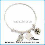 Bangles For Girls Hot Sale Adjustable Wire Bangle Bracelet Wholesale thumbnail-6