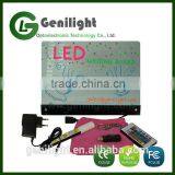 Clear Tempered Glass Erasable LED Message Writing Board Desktop With Remote Control thumbnail-2