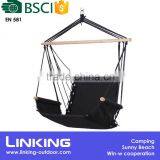 Indoor And Outdoor Garden Rope Wooden Hammock Chairs For Sale thumbnail-4