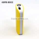 5200mAh portable mobile power bank 18650 Lithium battery with LED torch light