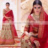 Sumptuous Hot Pink Embroidered Work Net A Line Lehenga Choli/buy Designer Lehengas Online thumbnail-3