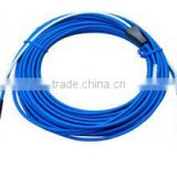 10m Telecom rubber-insulated PVC&LSZH FC-FC blue fiber optical jumpers wire in FTTX