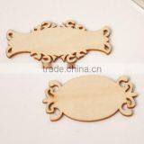 Wood Veneer Labels, Wooden Flourish Scrapbooking Card Craft Embellishments thumbnail-1