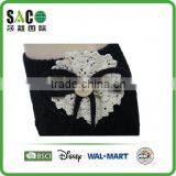 Fashion Crochet Flower With Butterfly Tassel Button Short Legwarmers thumbnail-3