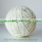 Latest price merino Fine Wool Tops 16.5-18.5 mic for sale