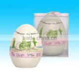 Pink 6" Round 7" Tall Baby Girl Easter Ceramic Keepsake Nest Egg Bank With Display Box (Pink) thumbnail-1