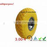 Wheelbarrow Yellow pu Foam Tires 3.00-4 thumbnail-1