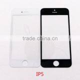 Front Outer Replacement Black and White Touch Screen Digiziter Glass Lens for Iphone5s