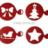 2014 Hotsell Joint Plastic Christmas Coffee Stencil thumbnail-1
