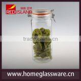 Hot Sale 4 Pcs Glass Storge Jar With Stainless Steel Clips & Silica Gasket thumbnail-4