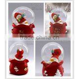 Christmas Theme Resin Penguin Lighted Snow Globes thumbnail-1