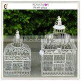 Shabby Chic Western Handmade Square Iron Canary Bird Cage thumbnail-2