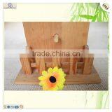 Love Gift Pine Wood Bird Garden Cage House thumbnail-3