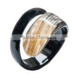 High Quality Best Selling Buffalo Horn Yellow Black Modern Bracelet From Vietnam thumbnail-1