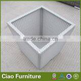 Foshan Outdoor Funrniture Pot Flower Pot With Rattan thumbnail-3