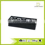 Fashional Punched Design Metal Office Desk Storage Basket thumbnail-1