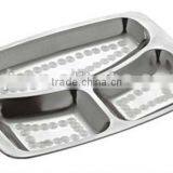 SS18/8 Stainless Steel Fast Food Tray thumbnail-4