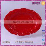 Wedding Decoration Ceramic Oval Dinner Plates thumbnail-1