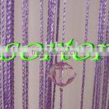 *Sorter's Purple Fringe Curtain for Room Divider