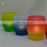 Electroplate Frosting Egg Shape Glass Candle Holder Candlestick thumbnail-1