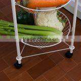 Wholesale Metal 3 Tiers Kitchen Fruit and Vegetable Floor Display Stand thumbnail-5