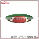 EU Certifictated Creative Rugby Shape Plastic Tray , Titan Gel Minecraft Unique Melamine Tray thumbnail-1