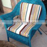 2014 New Design Colored Rattan Armchair Round Wicker Chair thumbnail-1