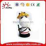 Polyresin Cartoon Panda Bobble Head for Sale thumbnail-1
