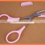 Eyelash Scissors, Eyebrow Trimmer With Comb thumbnail-1