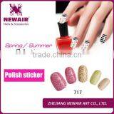 VIVI 12 Pcs Paint Flower Nail Wraps thumbnail-1