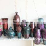 Colored Lacquer Decorative Flower Vase thumbnail-1