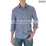 NEW ARRIVAL Long Sleeve Hot Collar Plaid Shirt thumbnail-3