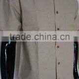 2017 OEM Design Cotton&linen Men's Short Sleeve Shirt thumbnail-2