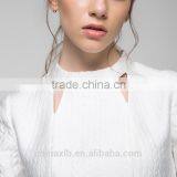 Sell Latest Woman Dress Design Fashion Floral Printed Autumn Winter Custom Business Office Formal Lady Dresses With Sleeves thumbnail-2