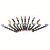 Kearing Brand Fabricate 12pcs/set 2.0mm Nibs Fabric Marker Ingrnious 12 Colors Fabric Permanent T Shirt Marker Pen#FM212 thumbnail-3