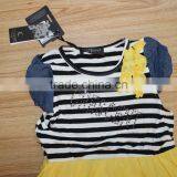 GZY Boutique Wholesale Kids Clothes Adorable Knit Cotton Newborn Baby Girls Swing Top Sets Valentine Outfit Sets With Ruffles thumbnail-4