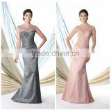 2015 Bling Long Satin Lace Evening off Shoulder Prom Dress thumbnail-1