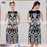 Mesh Embroidery Ladies Casual Lace Dresses thumbnail-1